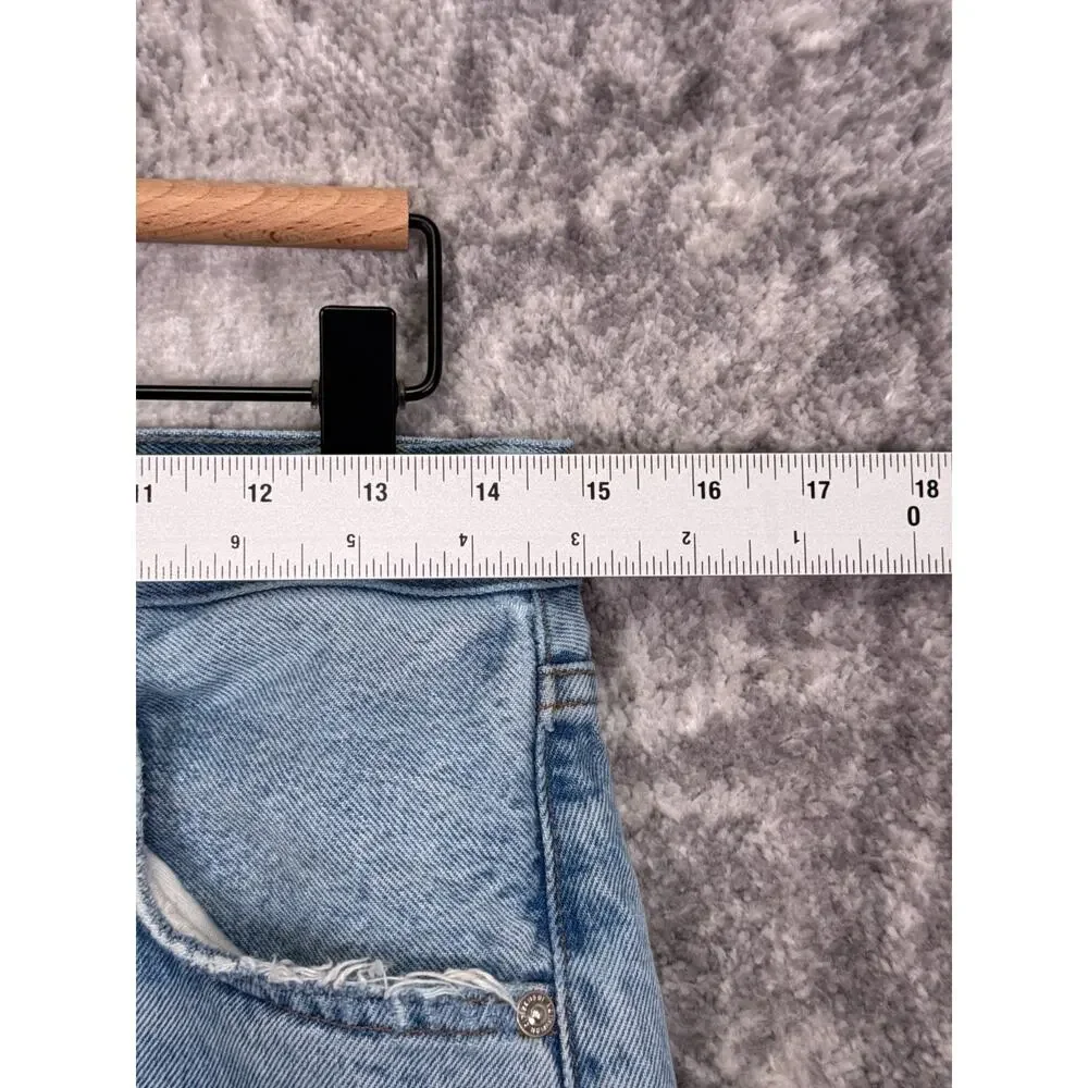 Citizens of Humanity Ayla Jeans 26 Womens Wide Leg Baggy Ripped Knees